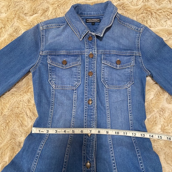 Tommy Hilfiger Denim 8-button mini dress size 2 - Picture 7 of 8